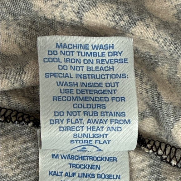 Boden Midi Dress with Black & Tan Print & Wrap Belt Sz 14 - Picture 6 of 7